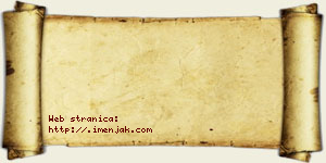 Jasmina Ivanović vizit kartica